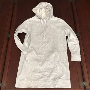 Hooded sweater dress